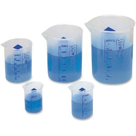 Learning Resources BEAKERS, PLASTIC SET/5 LRNLER0306